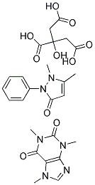 Antipyrine caffeine citrate Struktur