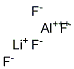 Lithium aluminum fluoride Struktur