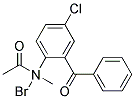 2-(N-Bromoacetamido-N-methyl)-5-chlorobenzophenone Struktur