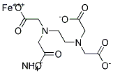 Ethylenediaminetetraacetic acid, ammonium iron(III) salt Struktur