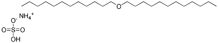 n-Dodecyl ether sulfate, ammonium salt Struktur