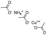 Ammonium copper(II) acetate Struktur