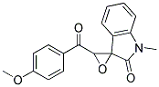 3'-(P-ANISOYL)-1-METHYLSPIRO(INDOLINE-3,2'-OXIRAN)-2-ONE Struktur