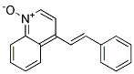 4-STYRYLQUINOLINE1-OXIDE Struktur