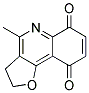 4-METHYL-2,3-DIHYDROFURO(3,2-C)QUINOLINE-6,9-DIONE Struktur