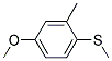 5-METHOXY-2-(METHYLTHIO)TOLUENE Struktur