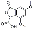 5,7-DIMETHOXY-3-OXO-1,3-DIHYDRO-1-ISOBENZOFURANCARBOXYLICACID Struktur