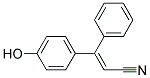 4-HYDROXY-B-PHENYLCINNAMONITRILE Struktur