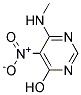 6-METHYLAMINO-5-NITRO-4-PYRIMIDINOL Struktur