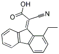 ETHYLCYANO(9-FLUORENYLIDENE)ACETATE Struktur