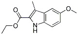 ETHYL5-METHOXY-3-METHYL-2-INDOLECARBOXYLATE Struktur