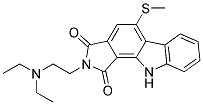 N-(2-(DIETHYLAMINO)ETHYL)-4-METHYLTHIO-1,2-CARBAZOLEDICARBOXIMIDE Struktur