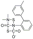 O-(M-TOLYL)4,4-DIMETHYL-2-PHENYL-1,3-DITHIOALLOPHANATE Struktur