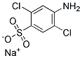 SODIUM4-AMINO-2,5-DICHLOROBENZENESULFONATE Struktur