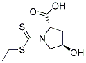 TRANS-N-((ETHYLTHIO)THIOCARBONYL)-4-HYDROXY-L-PROLINE Struktur