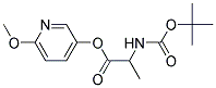 3-(6-METHOXYPYRIDIN-3-YL)-N-BOC-BETA-DL-ALANINE
 Struktur