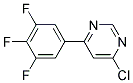 4-Chloro-6-(3,4,5-trifluoro-phenyl)-pyrimidine Struktur