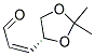 (2Z)-3-[(4R)-2,2-dimethyl-1,3-dioxolan-4-yl]prop-2-enal Struktur