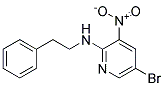 (5-Bromo-3-nitro-pyridin-2-yl)-phenethyl-amine Struktur