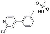 N-[3-(2-Chloro-pyrimidin-4-yl)-benzyl]-methanesulfonamide Struktur