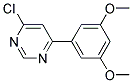 4-Chloro-6-(3,5-dimethoxy-phenyl)-pyrimidine Struktur