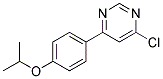 4-Chloro-6-(4-isopropoxy-phenyl)-pyrimidine Struktur