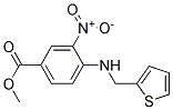 3-Nitro-4-[(thiophen-2-ylmethyl)-amino]-benzoic acid methyl ester Struktur