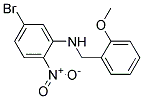 (5-Bromo-2-nitro-phenyl)-(2-methoxy-benzyl)-amine Struktur