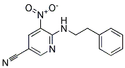 5-Nitro-6-phenethylamino-nicotinonitrile Struktur