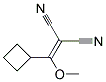 [cyclobutyl(methoxy)methylidene]propanedinitrile Struktur