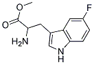 methyl 2-amino-3-(5-fluoro-1H-indol-3-yl)propanoate Struktur