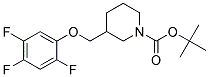 3-(2,4,5-Trifluoro-phenoxymethyl)-piperidine-1-carboxylic acid tert-butyl ester Struktur