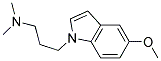 3-(5-methoxy-1H-indol-1-yl)-N,N-dimethylpropan-1-amine Struktur