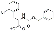 (2S)-2-{[(benzyloxy)carbonyl]amino}-3-(2-chlorophenyl)propanoic acid Struktur