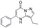 3-ethyl-5-phenylpyrazolo[1,5-a]pyrimidin-7(4H)-one Struktur