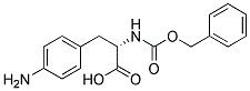 (2S)-3-(4-aminophenyl)-2-{[(benzyloxy)carbonyl]amino}propanoic acid Struktur