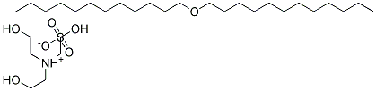 n-Dodecyl ether sulfate, triethanolamine salt Struktur