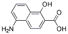 5-Amino-1-hydroxy-2-naphtoic acid Struktur