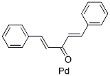 Palladium dibenzylideneacetone Struktur