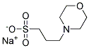 Morpholinopropanesulfonic acid, sodium salt Struktur