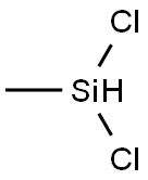 Methyl hydrogen dichlorosilane Struktur