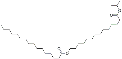 Isopropyl myristate-palmitate Struktur