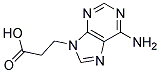 3-(6-AMINO-9H-PURIN-9-YL)PROPIONICACID Struktur