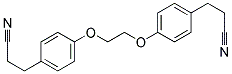 3,3'-(ETHYLENEBIS(OXY-P-PHENYLENE))DIPROPIONITRILE Struktur