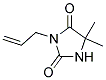 3-ALLYL-5,5-DIMETHYL-2,4-IMIDAZOLIDINEDIONE Struktur