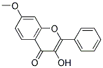 3-HYDROXY-7-METHOXY-2-PHENYL-4H-CHROMEN-4-ONE Struktur