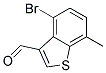 4-BROMO-7-METHYLBENZO(B)THIOPHENE-3-CARBALDEHYDE Struktur