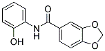 N-(O-HYDROXYPHENYL)-1,3-BENZODIOXOLE-5-CARBOXAMIDE Struktur