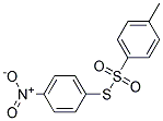 S-(P-NITROPHENYL)P-TOLUENETHIOSULFONATE Struktur