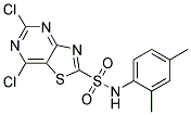 5,7-Dichlorothiazolo[4,5-d]pyrimidin-2-sulfonicacid(2,4-dimethylphenyl)amide Struktur